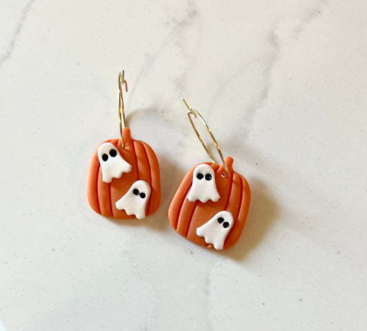 Pumpkin Ghosty Hoops