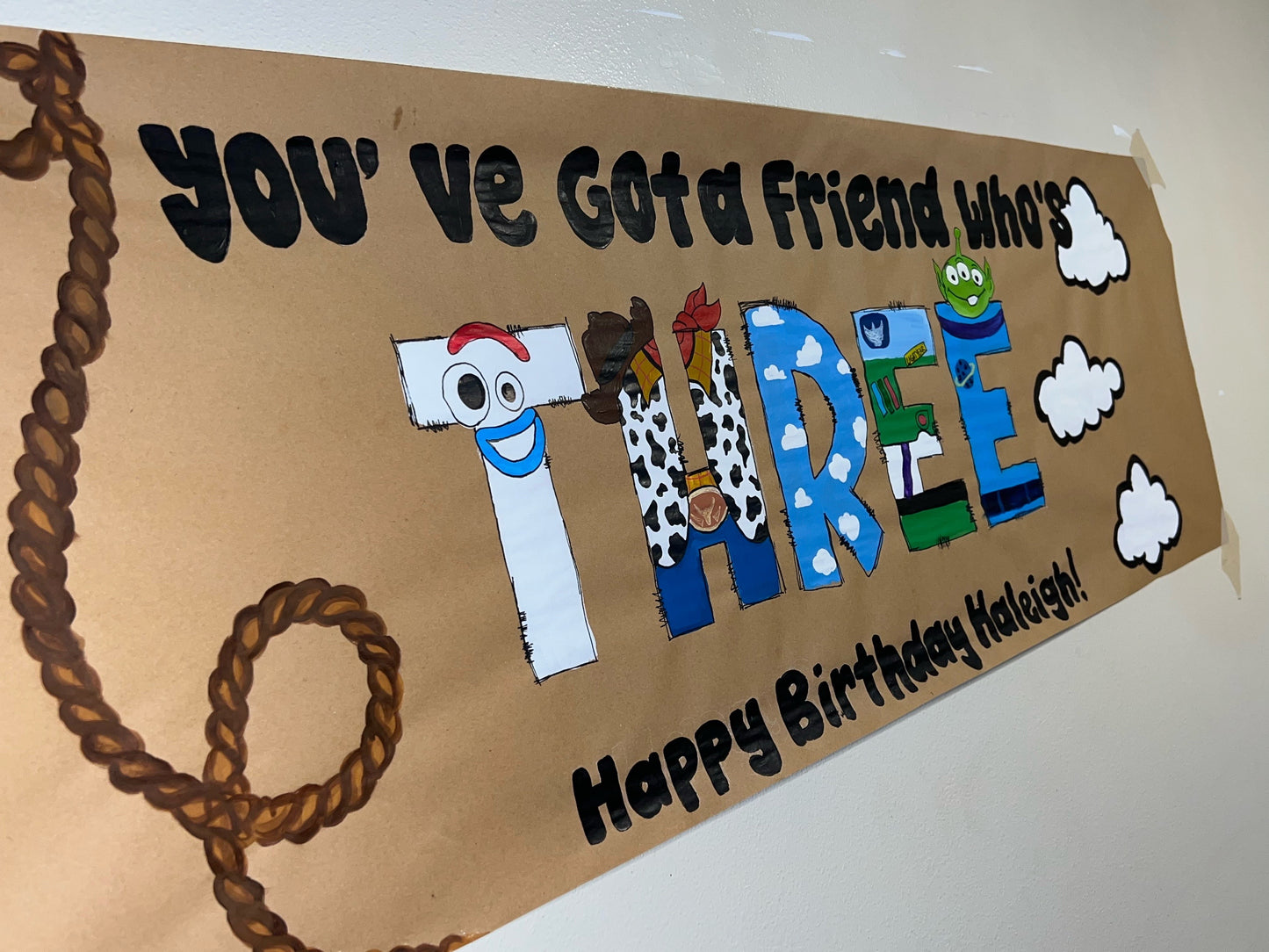 Custom Painted Banner